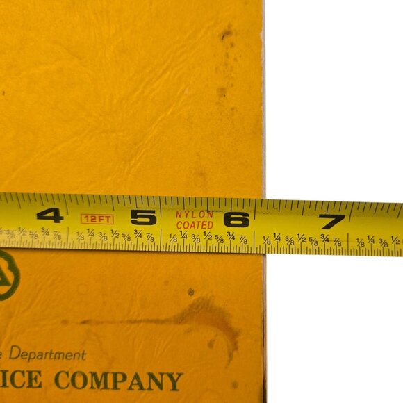 Vintage 1949 Girl Scout Cooking Notebook Yellow Spiral Bound Gas Service Company - Picture 5 of 16